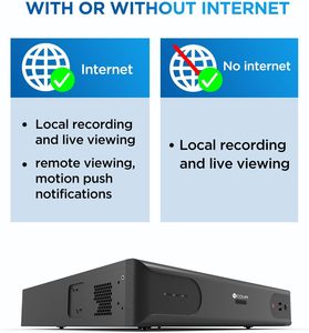 Enregistreur vidéo réseau 64 canaux H.265 12MP NVR compatible avec les caméras IP PoE 8 SATA jusqu'à 80 To Accès à distance <span class=keywords><strong>Enregistrement</strong></span> 24h/24 et 7j/7 - Product Image 2