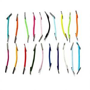 Factory Wholesale Colorful Rubber Elastic <b>Band</b> Packaging Drawcord Buckle Iron-Tip Rope Barbed <b>Band</b> Garment Use 7-Day Sample Lead - Product Image 2