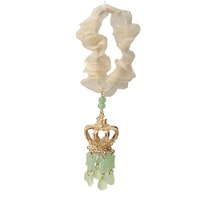 Neue chinesische traditionelle Art Laterne Perle Quaste Haar Zubehör leuchtende Stirnband Mädchen antike Quaste Haar Kreis Kopf bedeckung