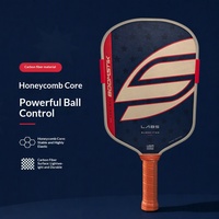 Raquette de pickleball transfrontalière en fibre de carbone T700, approuvée aux États-Unis, 41,8 cm, 16 mm d'épaisseur, 230 g, qualité professionnelle