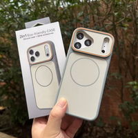 Coques de téléphone magnétiques colorées au design tendance avec emballage en boîte pour iPhone 18 Pro Max, coque écologique pour la série Samsung