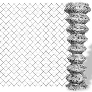 Galvanized Iron Wire Chain Link Mesh Security <b>Fence</b> Durable Easily Assembled Welded Construction Perimeter Protection YZW Brand - Product Image 1
