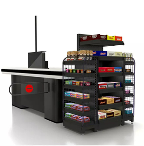 Mostrador de Autoservicio Resistente de Venta Directa de Fábrica con Estantes para Exhibición de Snacks y Dulces para Tiendas de Comestibles y Minoristas - Product Image 3