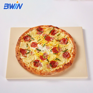 Outils rectangulaires résistants de pizza en métal de pierres de cuisson de <span class=keywords><strong>cordiérite</strong></span> - Product Image 3