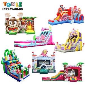 2026 TONLE Saldi di Liquidazione: Scivolo Acquatico Gonfiabile Commerciale, Castello Gonfiabile, Giochi con Percorso a Ostacoli per Bambini in Vendita - Product Image 2