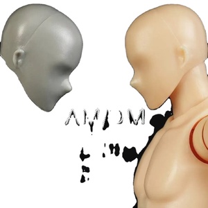 Figurine SHF en PVC à assembler, corps nu féminin/masculin, pour peinture, croquis, art <span class=keywords><strong>manga</strong></span>, version grise AM/DM de luxe, personnalisable - Product Image 2