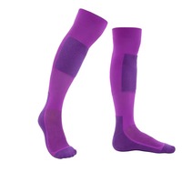 Chaussettes de compression longues en tissu éponge personnalisables, chaussettes de sport au-dessus du genou, chaussettes de ski, de football, de sports d'hiver