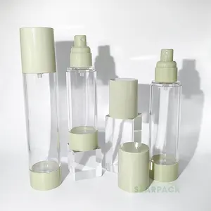 エアレス真空ポンプ噴霧器スキンケア包装プラスチックチューブボトル化粧品シャンプーボディローションコンテナカスタムロゴ1.69オンス