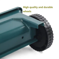 Semoir-épandeur manuel de jardin 12L avec débit réglable pour engrais de pelouse, graines d'herbe et dégivreur, vente en gros OEM