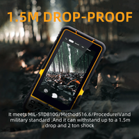 OEM T60 impermeable Android 13 PDA UHF RFID lector 500NITs escáner de código de barras Industrial duradero impresora de mano Industrial WIFI Industrial