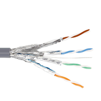 Câble Ethernet UTP FTP SFTP Cat6 Cat6a Cat7 LSZH PVC Double Blindage Câble Réseau LAN