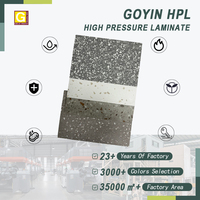 Panel Dekoratif Lembaran HPL (High Pressure Laminate) Tampilan Marmer Elegan untuk Furnitur, Pintu Lemari Dinding, dan Desain Interior