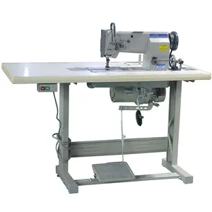 Máquina de coser industrial recta con mesa, agujas dobles de alto valor 4420, fabricación safa, alta resistencia, tikuv, mashinalari