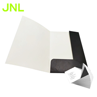 Carpeta de archivos de presentación en papel A4 A5 con logotipo personalizado, protección UV, bolsillos de almacenamiento de documentos comerciales impresos de fábrica elegantes