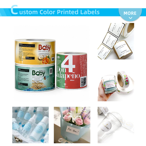 High quality PP material waterproof adhesive <b>sticker</b> packaging <b>label</b> Factory direct sales customized printing <b>labels</b> - Product Image 3