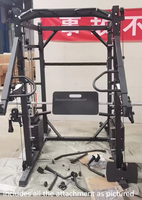 Dinuo OEM/ODM Station d'entraînement multifonctionnelle Smith Machine pour usage domestique, demi-cage de musculation