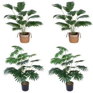 Feuilles <span class=keywords><strong>de</strong></span> palmier Areca artificielles, fausses feuilles <span class=keywords><strong>de</strong></span> palmier tropicales vertes, plantes artificielles pour <span class=keywords><strong>décoration</strong></span> intérieure et extérieure, mariage - Product Image 6