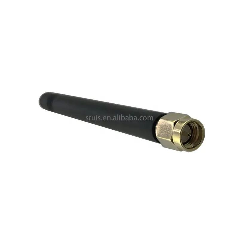 868mhz custom length external rubber ducktail antenna with SMA connector for wifi antennas