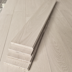 Parquet en bois massif de luxe 5/8'' en chêne multicouche rustique de qualité sélectionnée préfini pour maison - Product Image 5