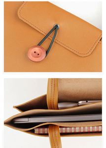 Unisex Tablet Briefcase <b>Bag</b> With Handle Pu <b>Leather</b> <b>Laptop</b> <b>Bags</b> for <b>Women</b> - Product Image 4