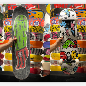 Tabla de Skateboard Profesional de Madera de Arce Canadiense, Diseño Cruiser Fish, con Gráficos de Alta Calidad - Product Image 6