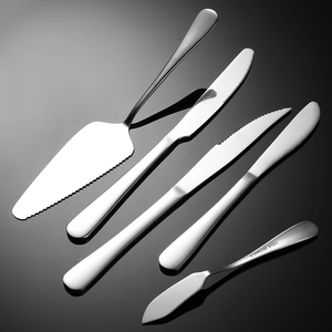 1010 kalınlaşmış paslanmaz çelik fabrika biftek bıçağı çatal kaşık <span class=keywords><strong>3</strong></span> parça set sınır ötesi sofra biftek bıçağı 1010001 - Product Image 5