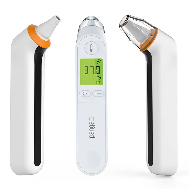 RoHS smart flexible instant reading digital body infrared radiation ear thermometer temperature meter gun