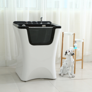 Baignoire à remous portable moderne pour chien, bain au lait à l'ozone pour le toilettage en intérieur, pour utilisation en appartement - Product Image 1