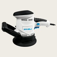 Lijadora Orbital Portátil de 450w de Alta Resistencia con Velocidad Variable para Madera y Muebles
