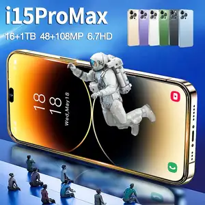15 Pro Max 스마트 폰 i15 15 16G 1TB 휴대 전화 Dropshipping 잠금 해제 저렴한 텔레포노 인텔리전트 용 오리지널 5G 스마트 폰