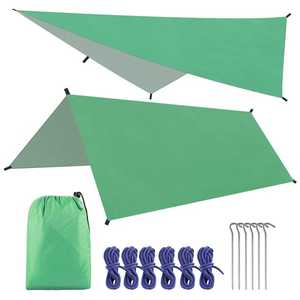 Großhandel große ultraleichte wasserdichte Fly sheet Sonnenschutz Baldachin Outdoor Shelter Überleben Hängematte Regen fliege Camping Zelt Plane