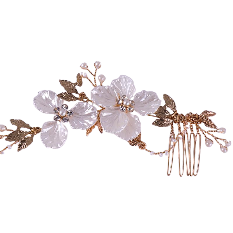 Повязка на голову с цветами для невесты, свадебные аксессуары для волос, украшения для волос ручной работы для невесты, Женский Хрустальный головной убор