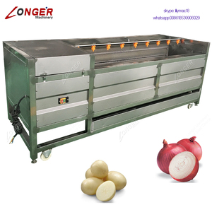 Ingwer waschmaschine | Heißer Verkauf Karotten waschmaschine/Kartoffel waschmaschine/weiße Rettich reinigungs maschine - Product Image 3