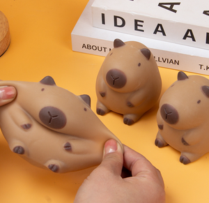 Juguetes Antiestrés <span class=keywords><strong>de</strong></span> Capibara para Apretar, Material TPR, Mochi Fidget Squishies para Niños, Regalos <span class=keywords><strong>de</strong></span> Cumpleaños, Venta al Por Mayor - Product Image 5