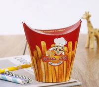 Gobelets en papier jetables de haute qualité pour frites françaises