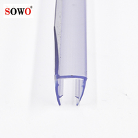 Sowo Frameloze Moderne Badkamer Douchedeur Pvc Waterdichte Afdichting Strip Behuizing