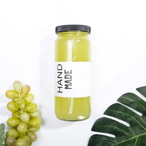 Vente en gros de pots en <span class=keywords><strong>verre</strong></span> ronds transparents de 16 oz (500 ml) avec couvercle pour aliments, conserves alimentaires, mise en conserve - Product Image 5