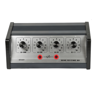 Hochpräziser Bereich 1111 Ohm Dekade Resistance Box mit sicherer 4mm Buchse - Product Image 1
