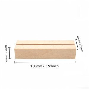 Lampe de nuit 3D en acrylique personnalisée avec base en bois véritable et LED blanc chaud pour cadeau de fête des mères - Product Image 4