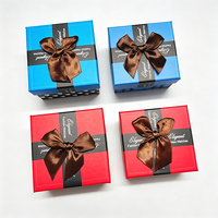 Caja de Reloj con Diseño de Corazón para el Mes de Septiembre, Estuche de Regalo para Relojes de Pareja, Caja de Exhibición de Joyería con Lazo, Proveedor Mayorista