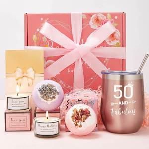 ของขวัญวันเกิดครบรอบ 50 ปีสำหรับผู้หญิง ชุดอาบน้ำสปาเพื่อการผ่อนคลาย ของขวัญวันเกิดสุดพิเศษสำหรับแม่ พี่สาว ป้า เพื่อนสนิท ครู พยาบาล - Product Image 1