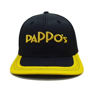 หมวกแก๊ป 5 แฉก แบบตาข่าย สั่งทำได้ ขายส่ง หมวกเปล่า หมวก Snapback สำหรับผู้ชาย โรงงานผลิตพร้อมโลโก้สั่งทำ - Product Image 1
