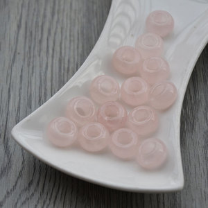 Natural Agate Carving 6mm Large Hole Beads Abacus Donut Shape DIY Jewelry Braided <b>Rope</b> <b>Bracelet</b> Material - Product Image 4