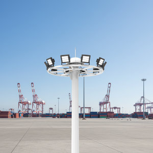 LECUSO 400W Projecteur LED à mât haut 16M/18M/20M avec poteau galvanisé, éclairage de stade de qualité professionnelle, garantie 10 ans, 20+ ans 400W L - Product Image 1