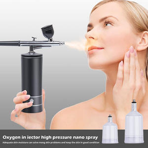 3 In 1 Make-Up Ombre Nail Machine Lucht Haar Borstel Kit Verf Machinegeweer Spray Cake Versieren Airbrush Heteluchtborstel - Product Image 4