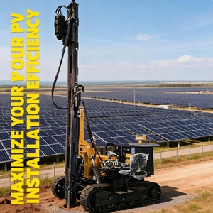 Pileuse solaire photovoltaïque, machine <span class=keywords><strong>de</strong></span> piquage hydraulique robuste avec châssis sur chenilles, pour l'installation <span class=keywords><strong>de</strong></span> fondations <span class=keywords><strong>de</strong></span> panneaux solaires - Product Image 5