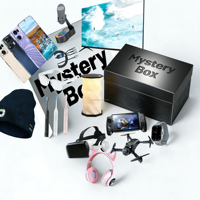 Caja Misteriosa de la Suerte en Oferta, Caja Sorpresa 100% Electrónica con Artículos Electrónicos como Audífonos, Reloj Inteligente, Teléfono, 5 Artículos Aleatorios