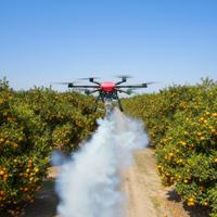 Pulvérisateur UAV Commercial avec Moteur pour le Contrôle des Moustiques Agricoles et l'Application de Pesticides sur les Arbres Fruitiers