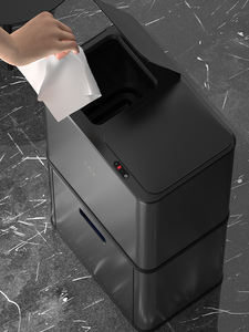 <span class=keywords><strong>Cubo</strong></span> de <span class=keywords><strong>basura</strong></span> eliminador de olores de nuevo diseño <span class=keywords><strong>cubo</strong></span> de <span class=keywords><strong>basura</strong></span> automático de <span class=keywords><strong>doble</strong></span> capa para el hogar <span class=keywords><strong>cubo</strong></span> de <span class=keywords><strong>basura</strong></span> con Sensor de cocina - Product Image 3