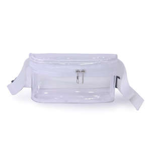 Sac banane unisexe imperméable de haute qualité, transparent, holographique, réfléchissant au laser, avec fermeture éclair en PU, pour l'extérieur - Product Image 4
